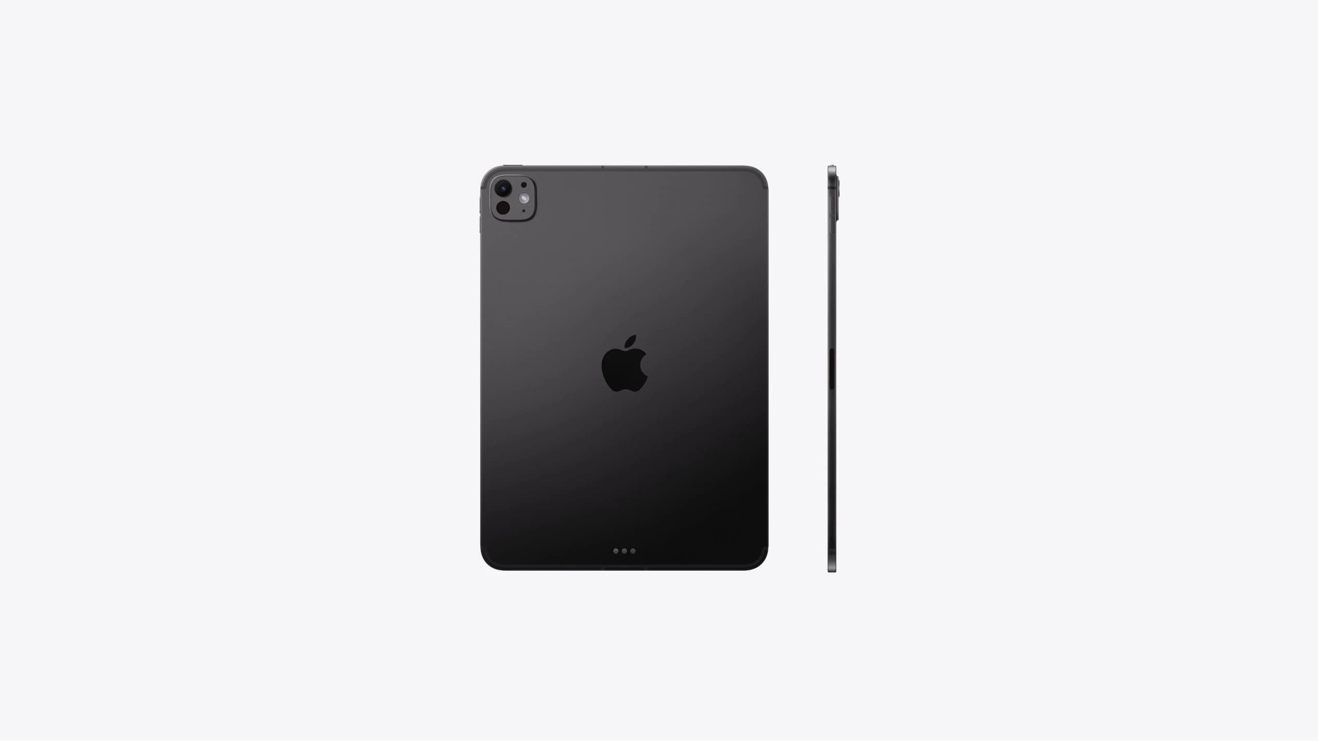 iPad Pro M4, Space Black, ракурс 2