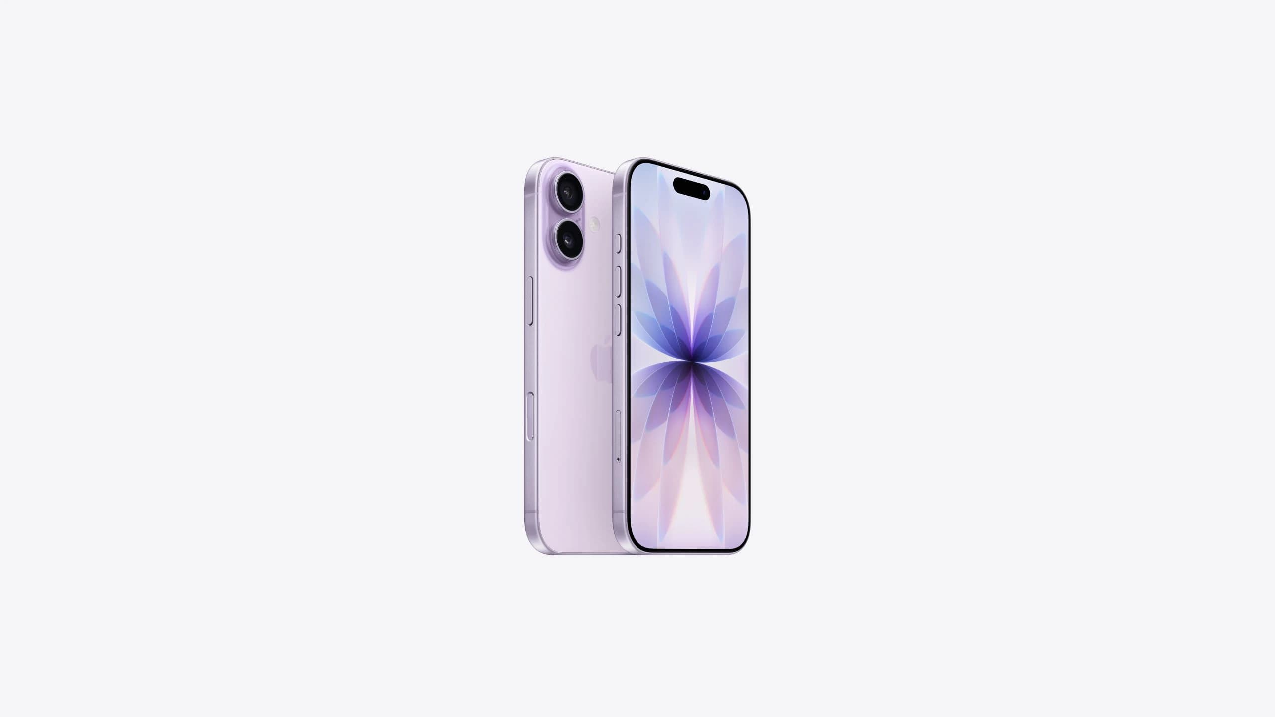 iPhone 17, Lavender, ракурс 1