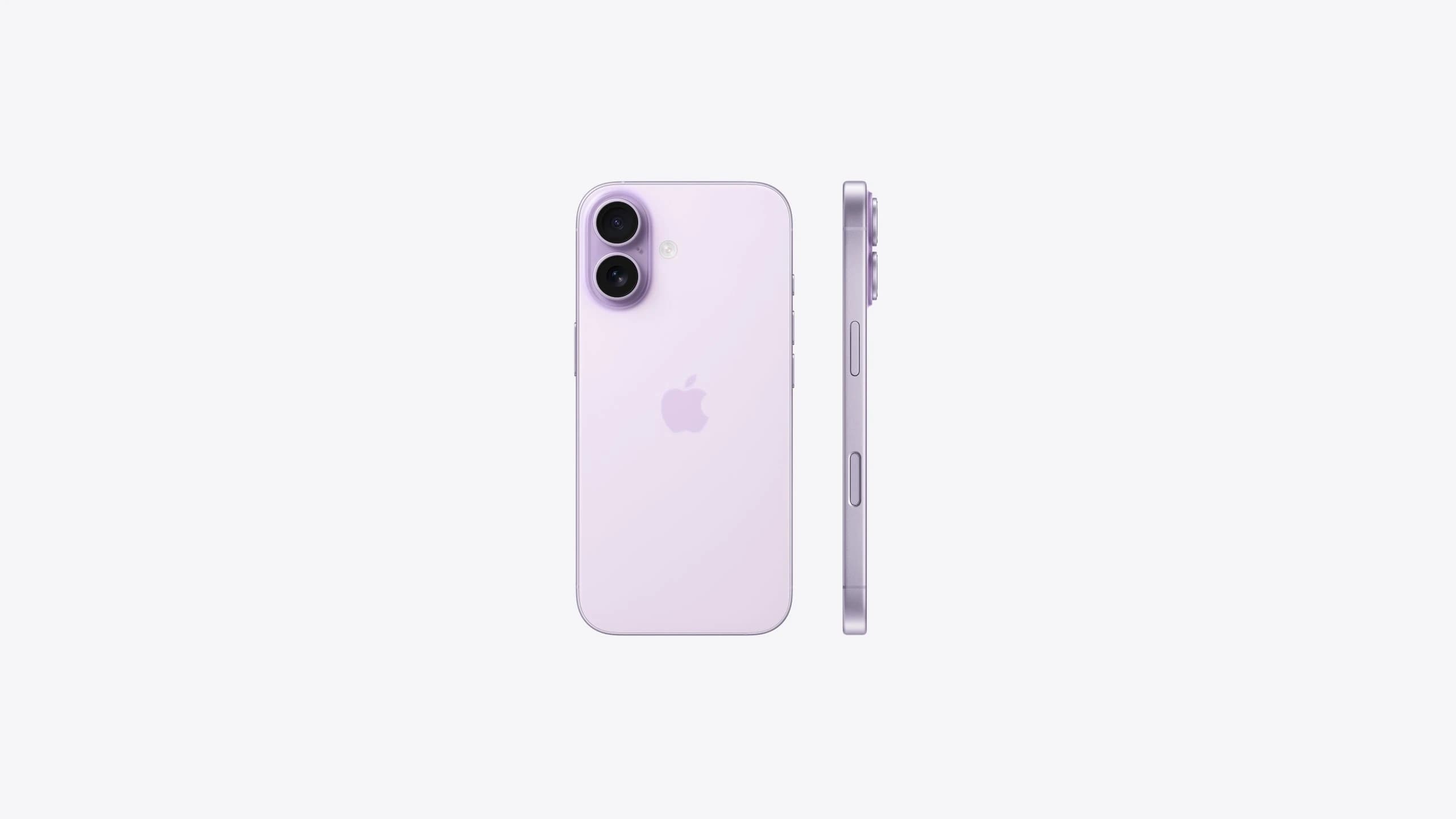 iPhone 17, Lavender, ракурс 2