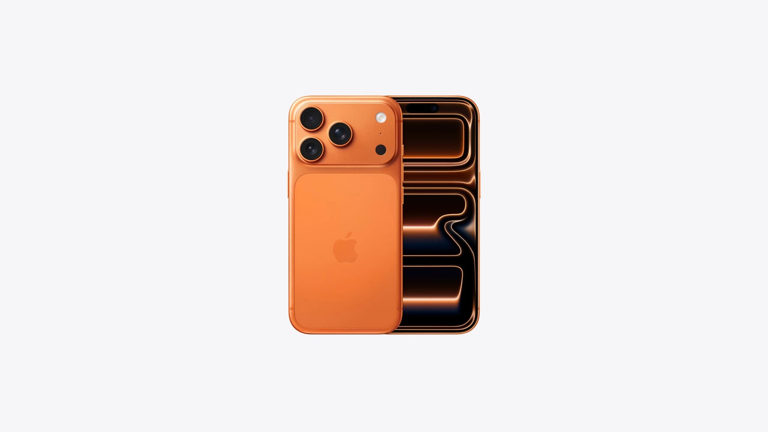 iPhone 17 Pro, Cosmic Orange, ракурс 1