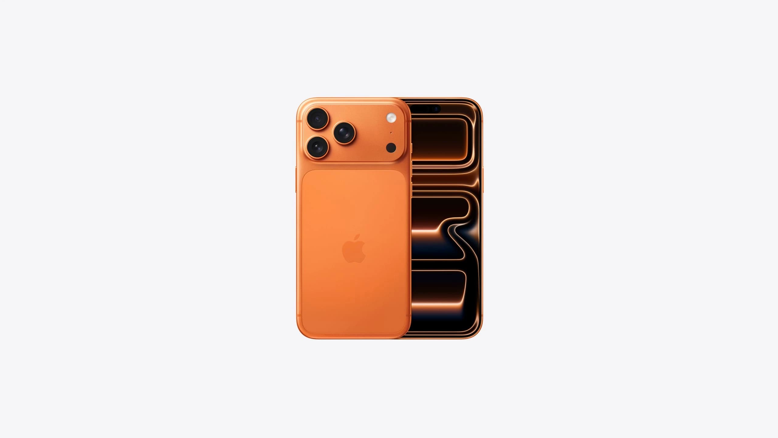 iPhone 17 Pro Max, Cosmic Orange, ракурс 1