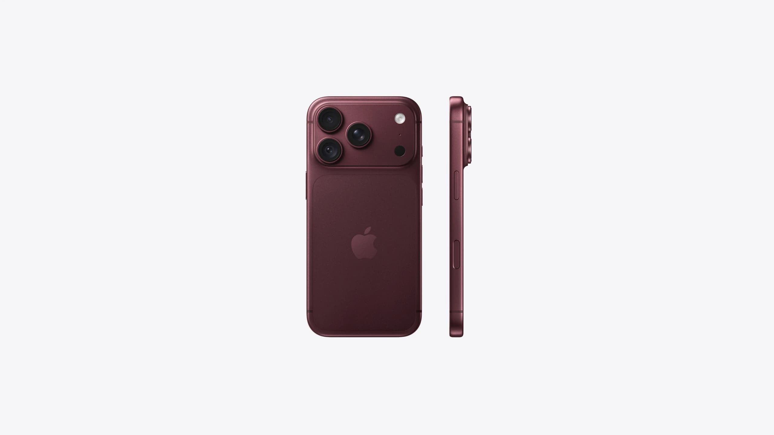iPhone 18 Pro, Burgundy, ракурс 2