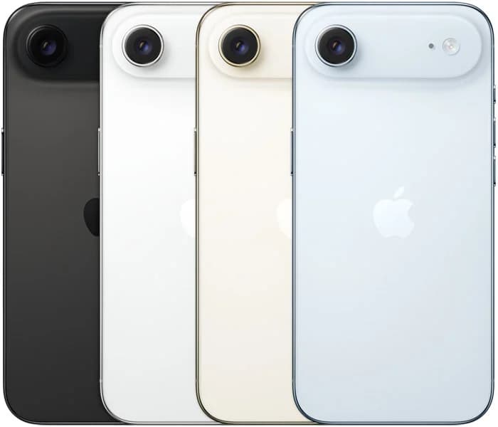 iPhone Air, варианты дизайна Apple