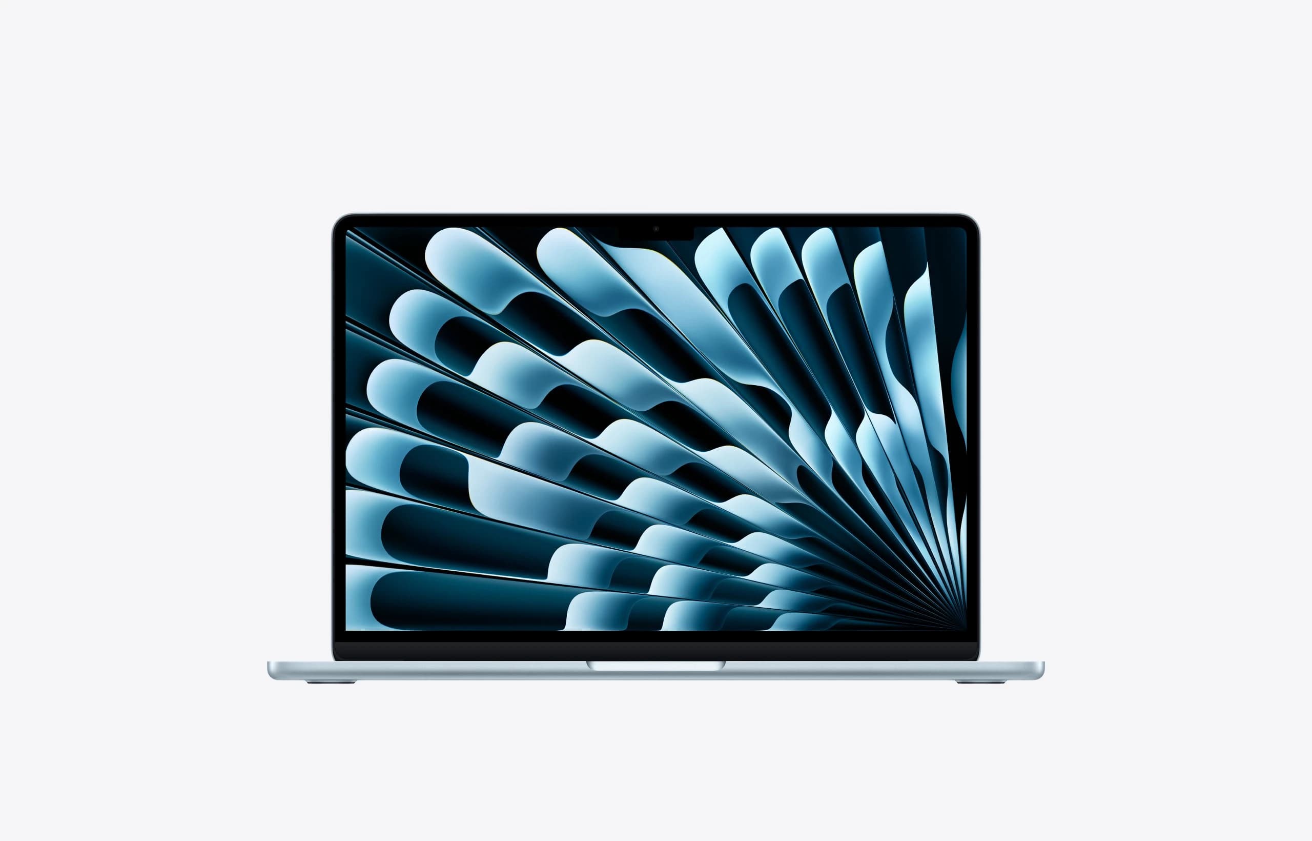 MacBook Air M5, Sky Blue, ракурс 2