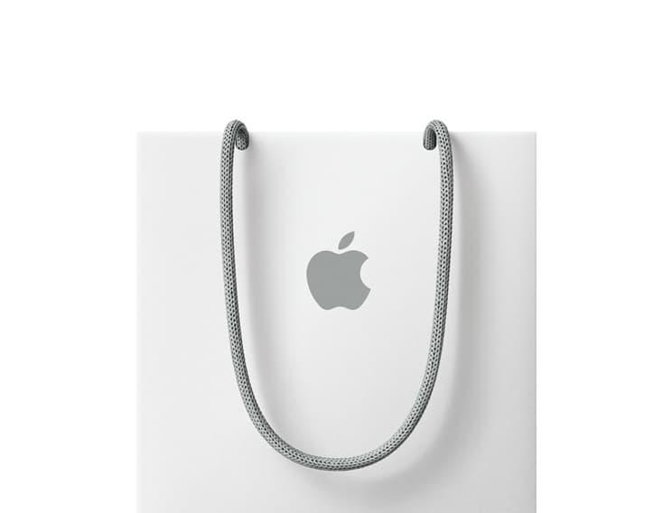 Пакет с покупкой Apple