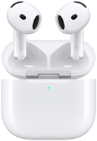 AirPods 5 над беспроводным зарядным футляром